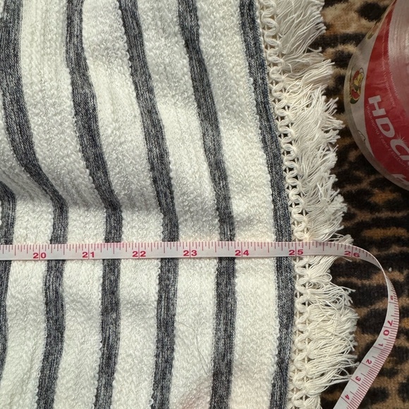 Loft - short sleeve - tunic top - grey / white stripe - size M - Picture 6 of 6